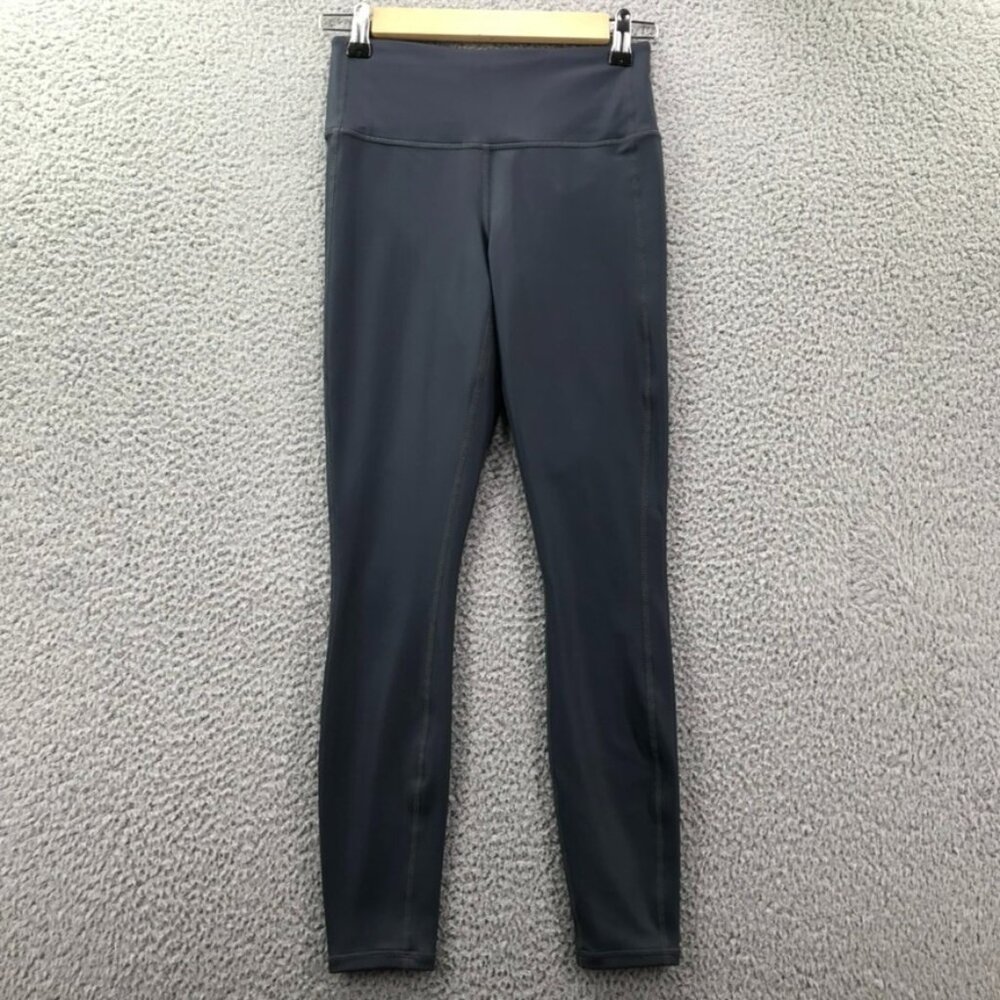 ATHLETA Womens Size XS Gray Mid Rise Chatarunga Activewear Tight‎ Ankle Leggings